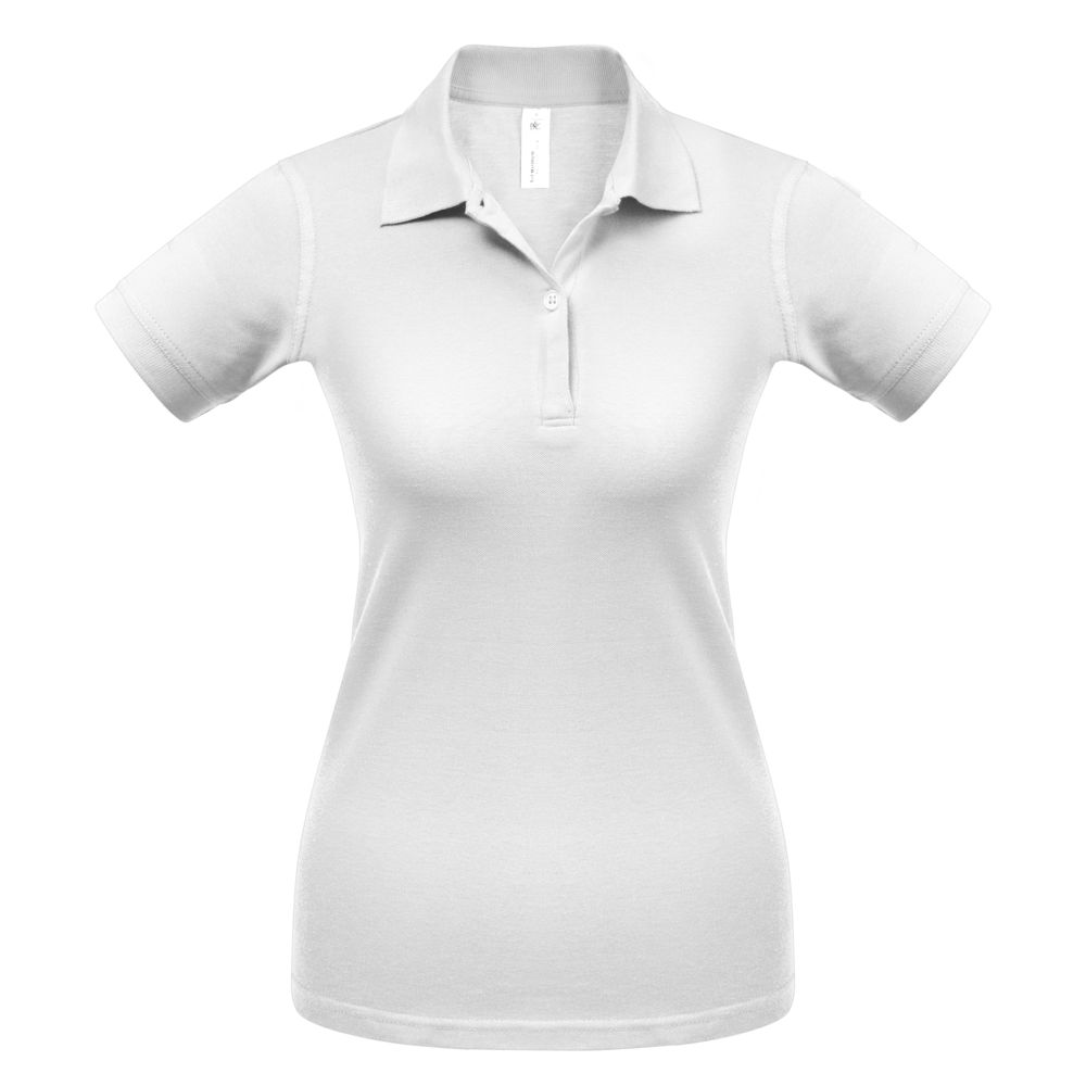 Рубашка поло женская Safran Pure, белая, XL