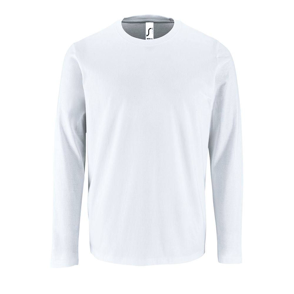 Футболка с длинным рукавом Imperial LSL Men, белая, 4XL