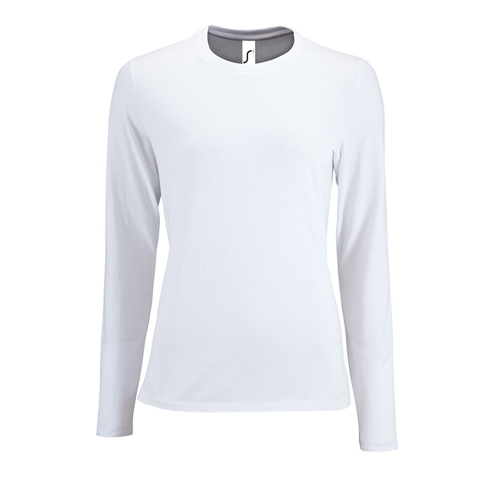Футболка с длинным рукавом Imperial LSL Women, белая, S