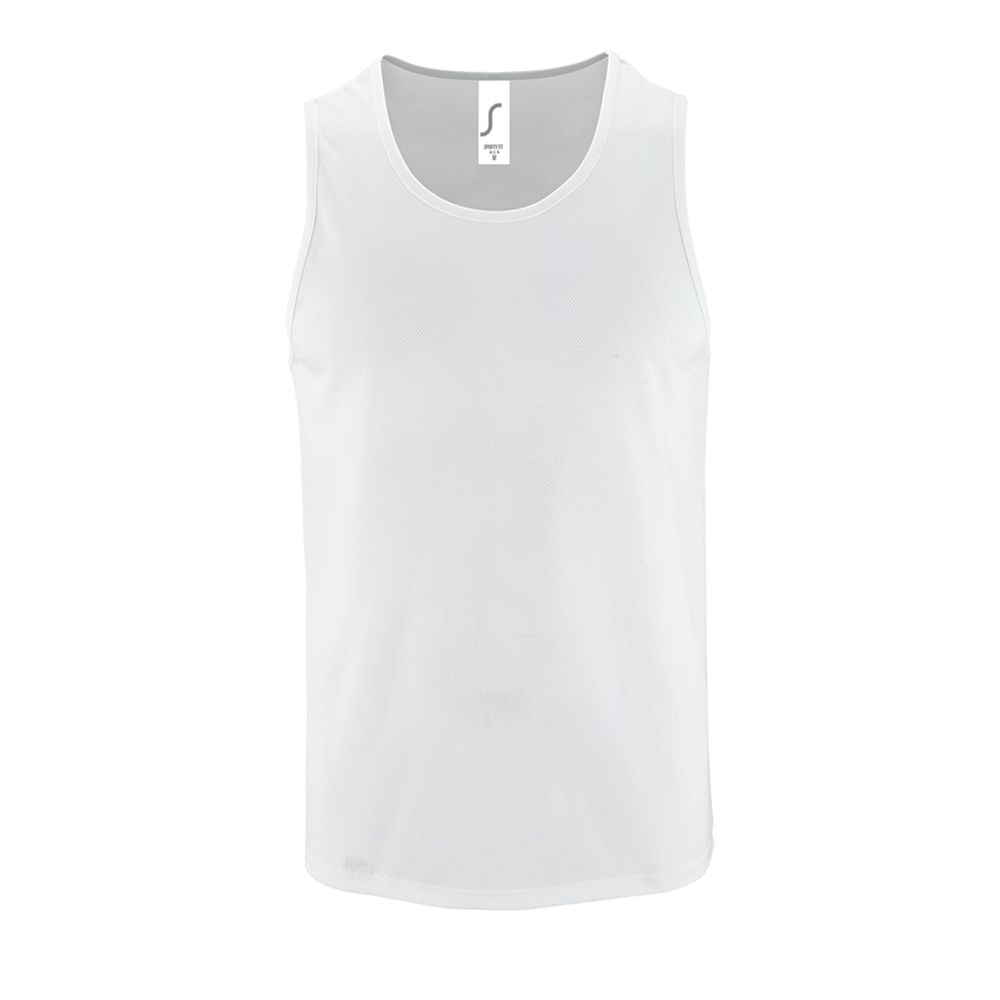 Майка мужская Sporty TT Men, белая, XXL