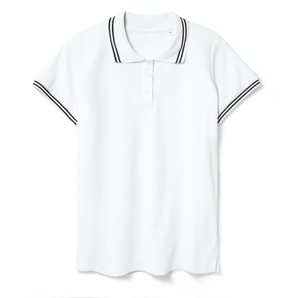 Рубашка поло женская Virma Stripes Lady, белая, M