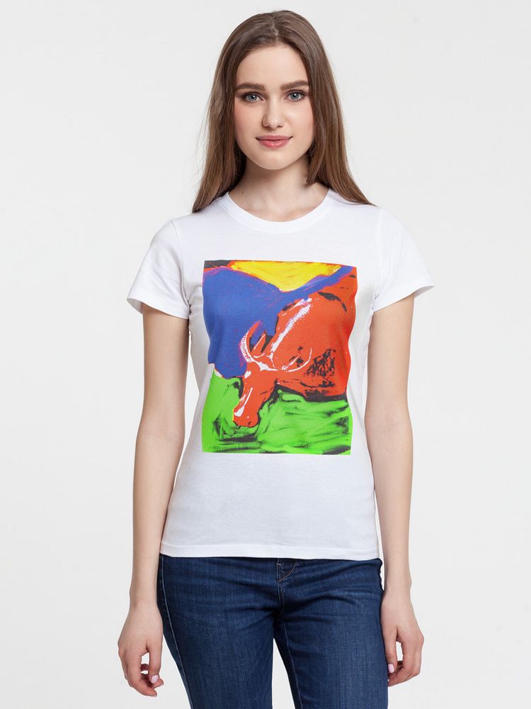 Футболка женская Toro, белая, S