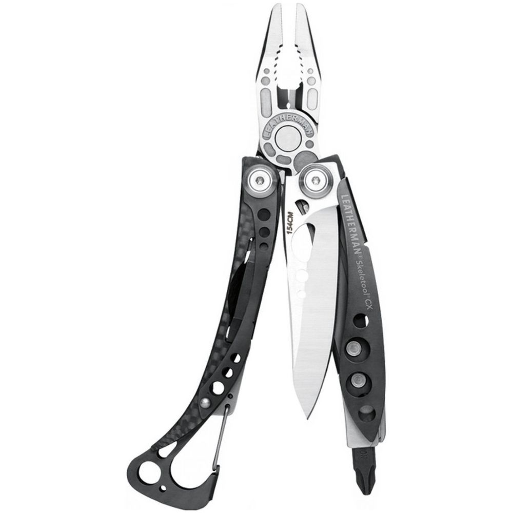 Мультитул Skeletool CX, с черным, Мультитул Skeletool CX, стальной с черным