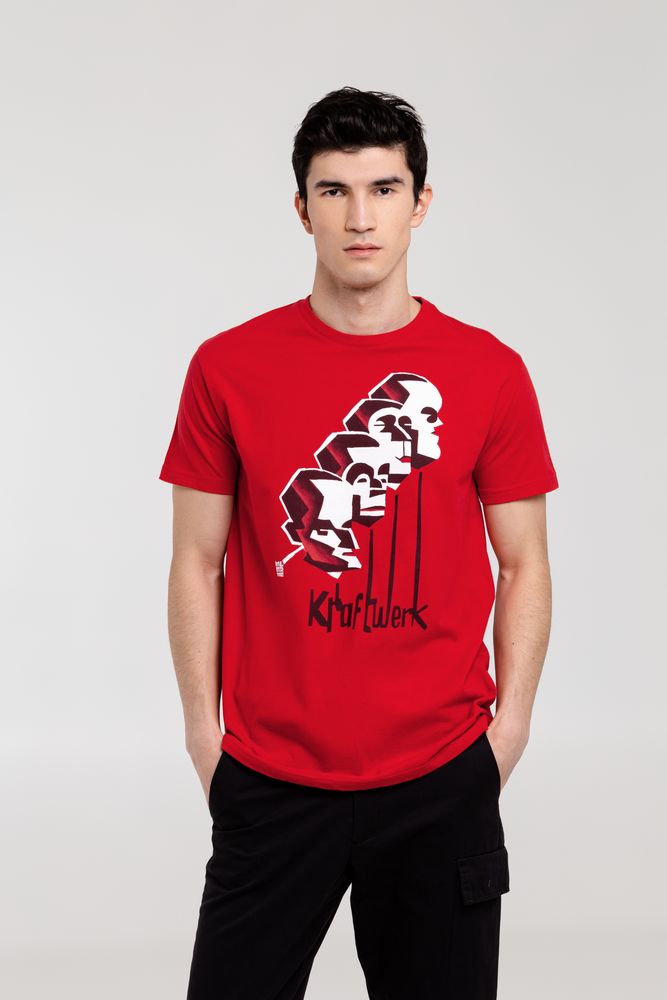 Футболка «Меламед. Kraftwerk», красная, S