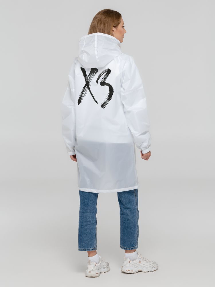 Дождевик «ХЗ», белый, XL