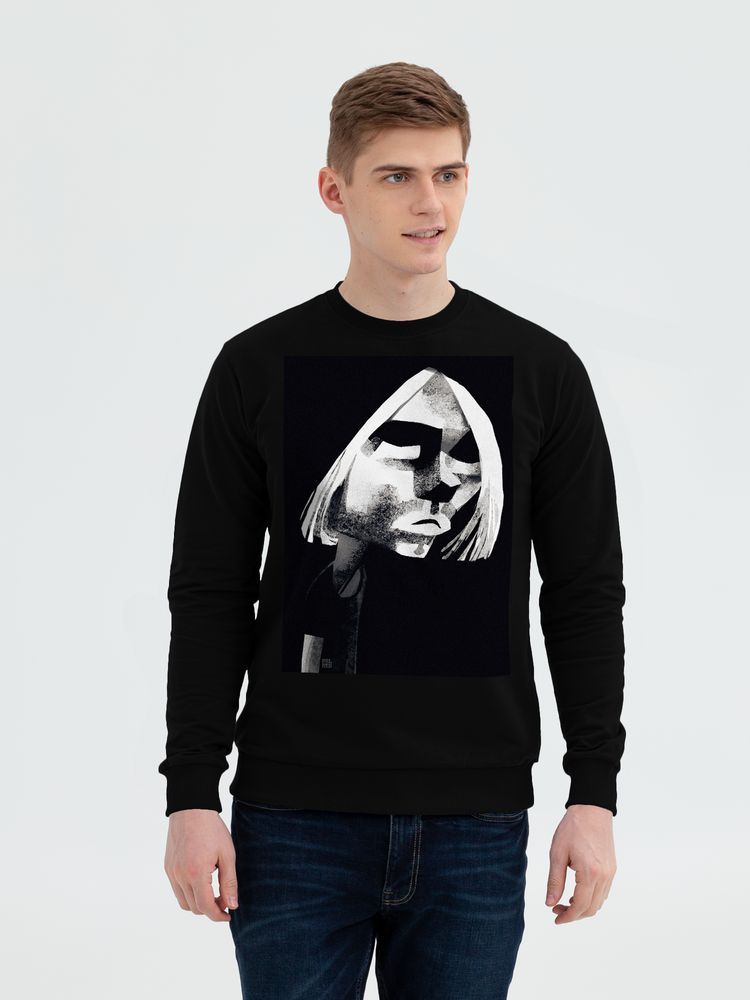 Свитшот «Меламед. Kurt Cobain», черный, S