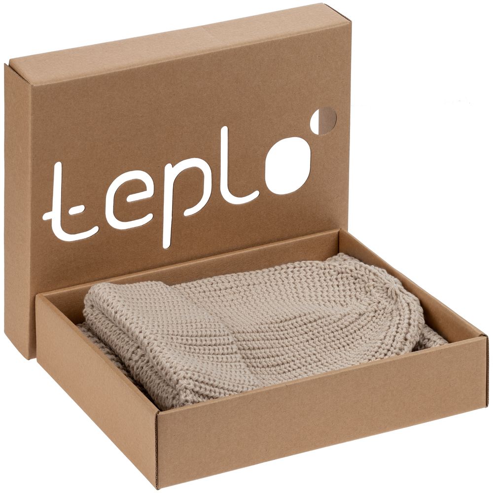 Коробка Teplo, малая (крышка), Коробка Teplo, малая, крафт