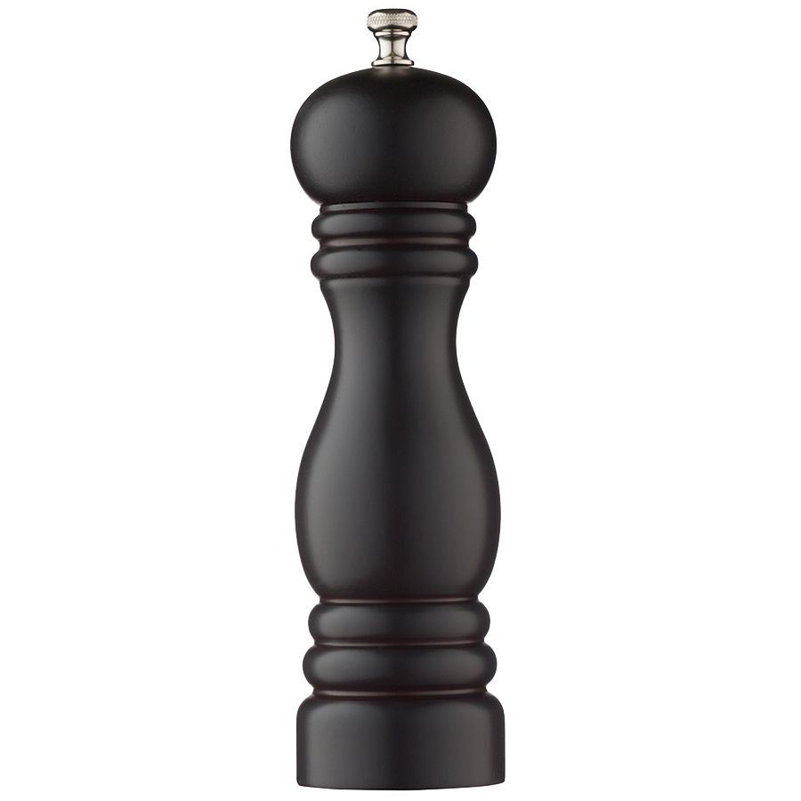 Мельница для перца Wood, большая, черная, 22027