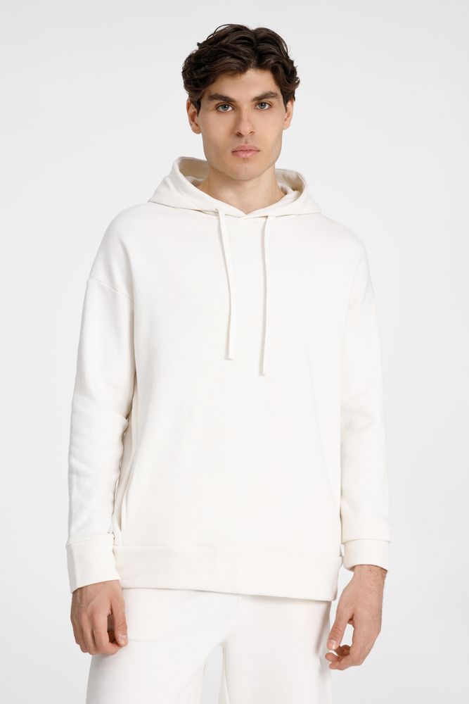 Худи унисекс H2, молочно-белое, XL/2XL