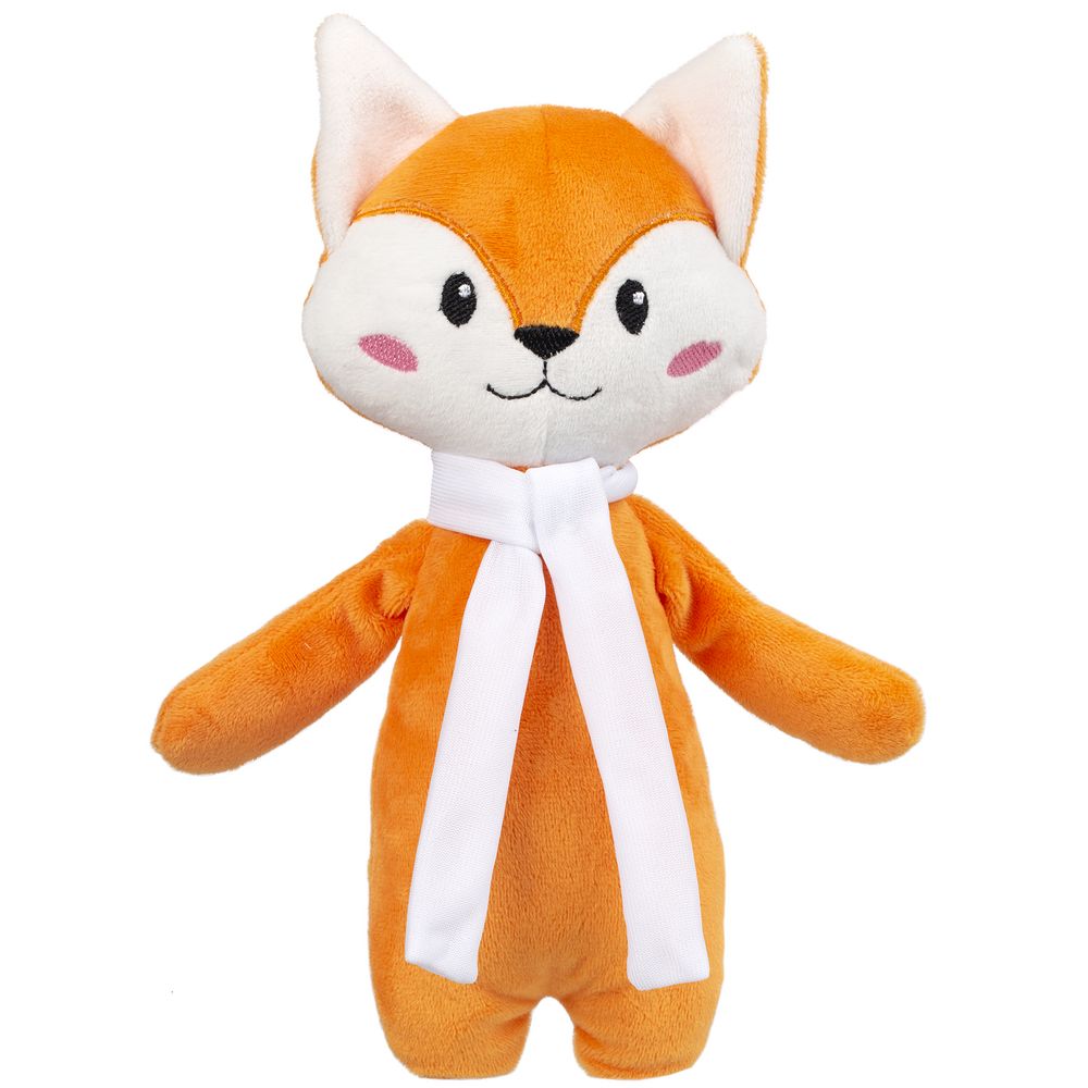 Мягкая игрушка Beastie Toys, лисенок с шарфом, Мягкая игрушка Beastie Toys, лисенок с белым шарфом