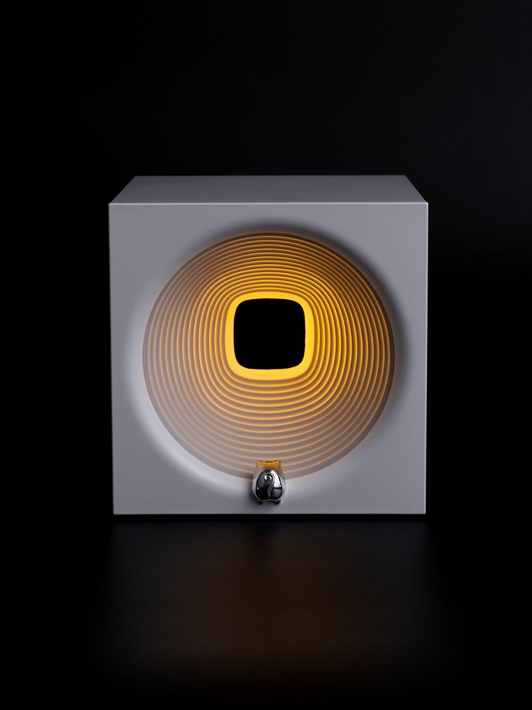 Bluetooth-колонка с подсветкой Volumetric, белая