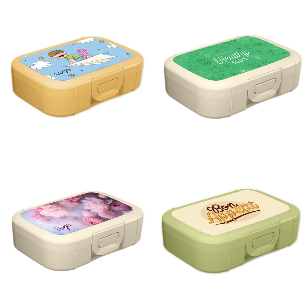 Ланчбокс с печатью Travel Box на заказ, S, Ланчбокс с печатью Lunch Time на заказ