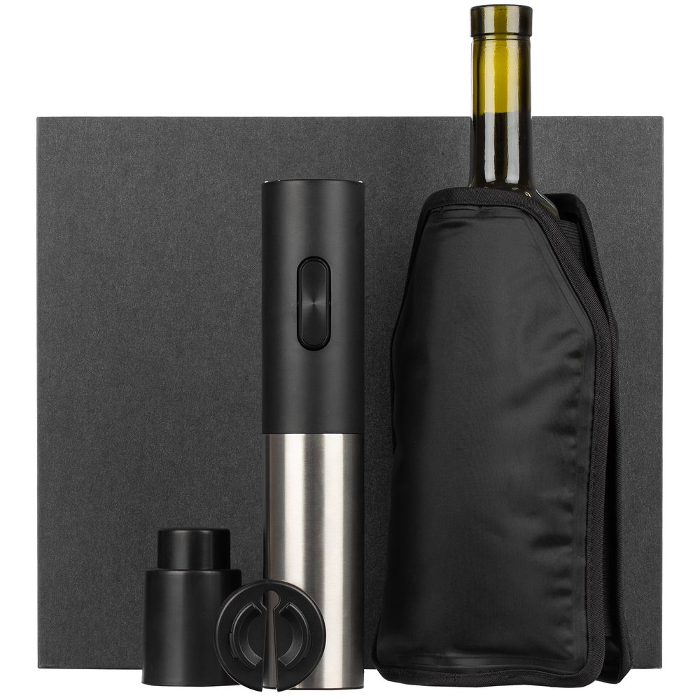 Винный набор Winetura в подарочной коробке, Винный набор Winetura, черный