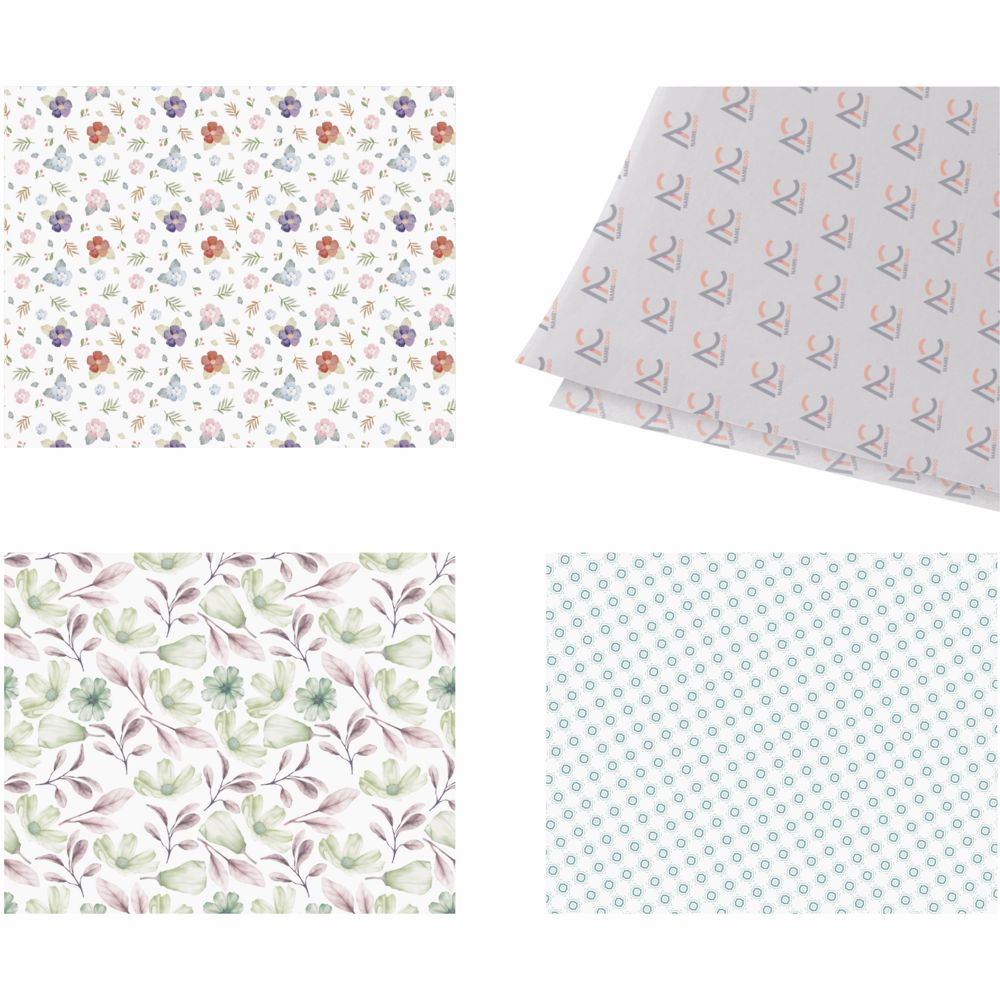 Упаковочная бумага Tissue Print с печатью на заказ, Бумага Tissue Print с печатью на заказ