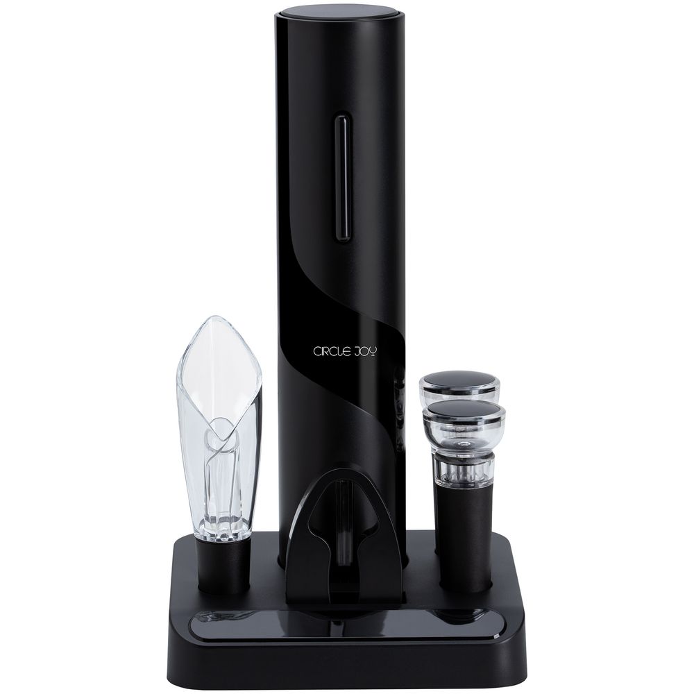 Винный набор Circle Joy Electric Wine Bottle Opener 5 in 1, Винный набор Circle Joy Electric Wine Bottle Opener, черный
