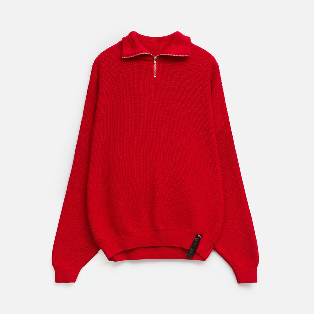 Джемпер Siluetti Birne, красный, L/XL