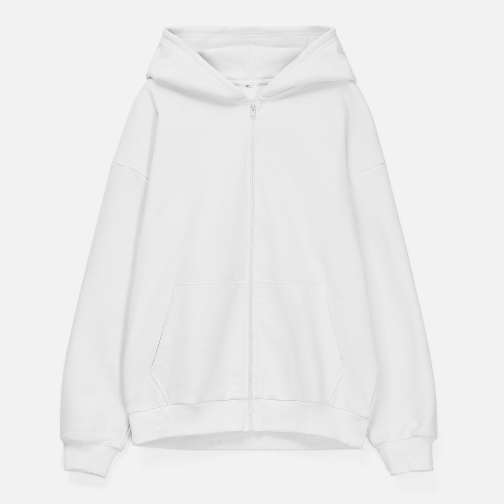 Толстовка унисекс оверсайз Sartoro, белая, XL/2XL