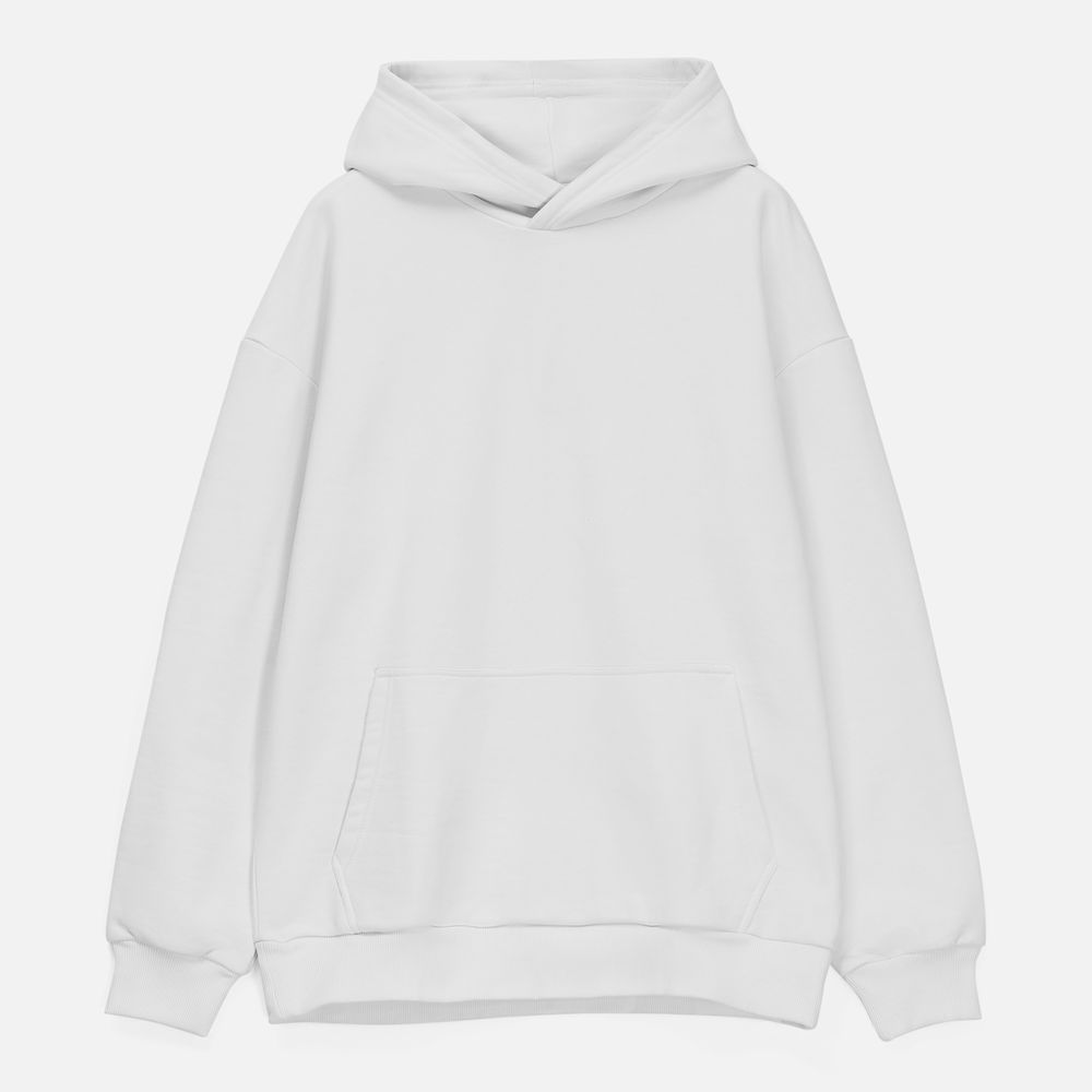 Худи унисекс оверсайз Daylero, белое, M/L