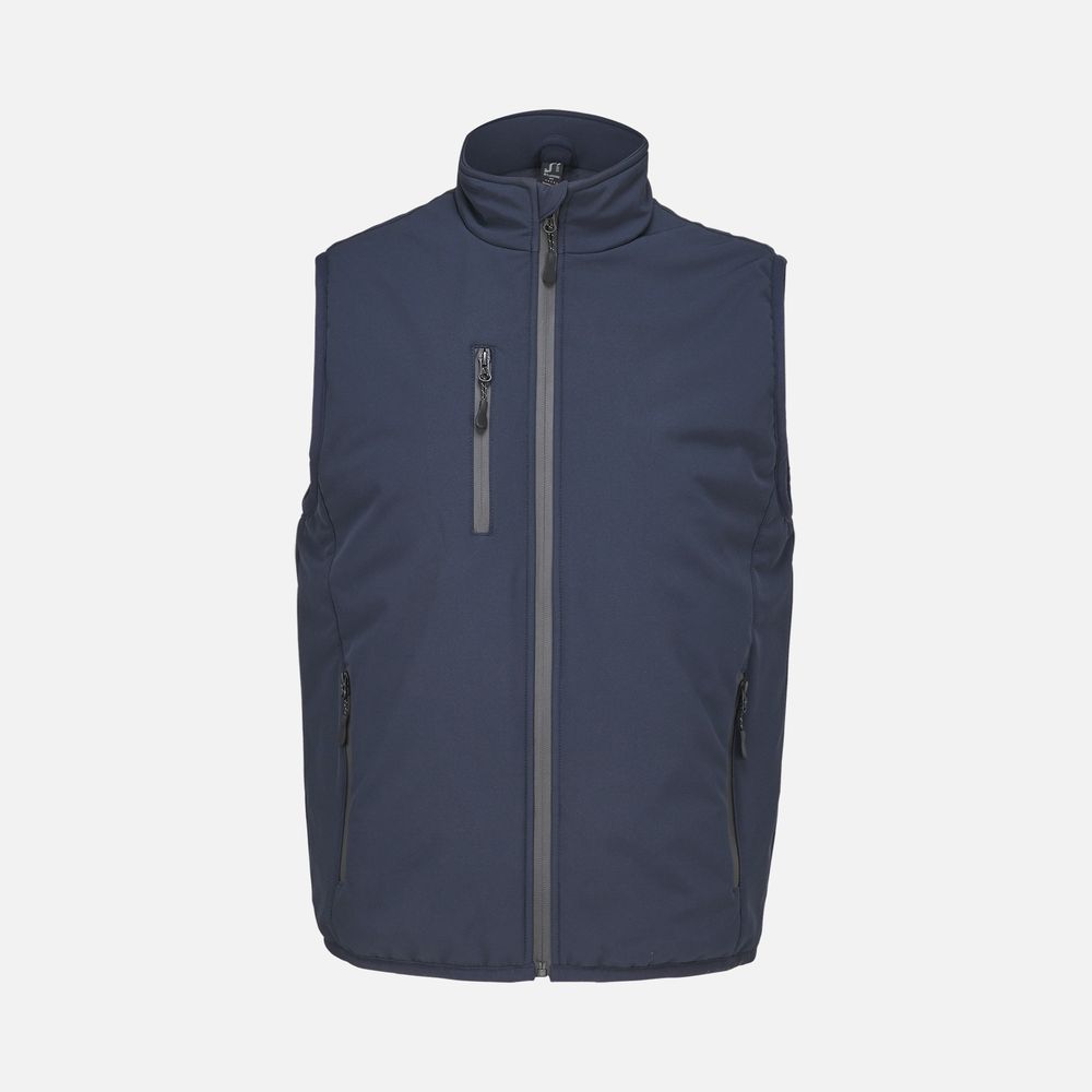 Жилет софтшелл унисекс Falcon BW, синий, XL