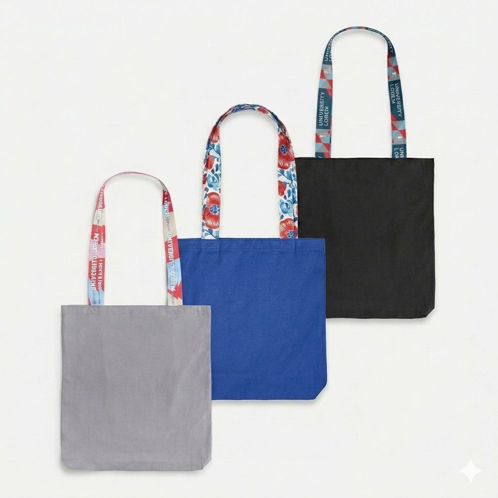 Шопер-конструктор Bolsa с ручками для сублимации, Шопер-конструктор Bolsa с узкими ручками для сублимации