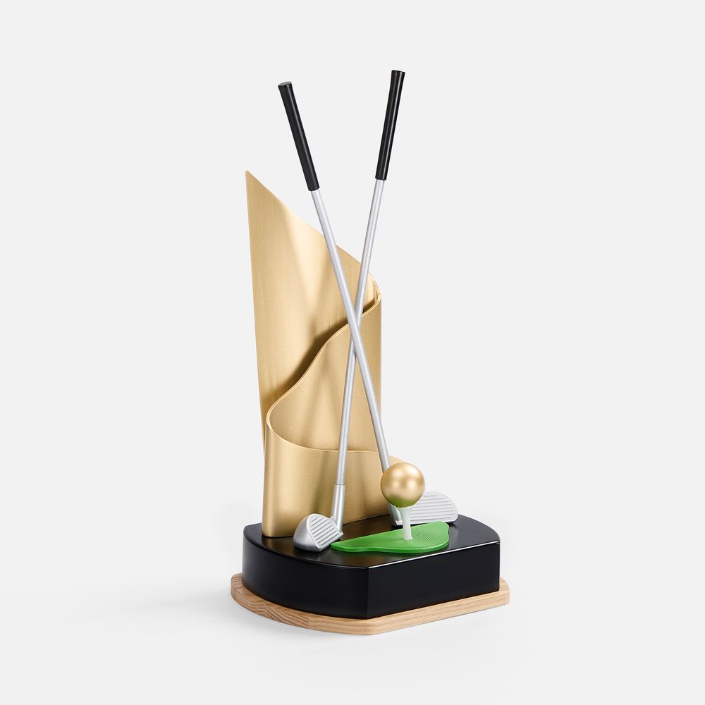 Награда Prowess, гольф, c 3D элементами, Награда Prowess c 3D-элементами, гольф