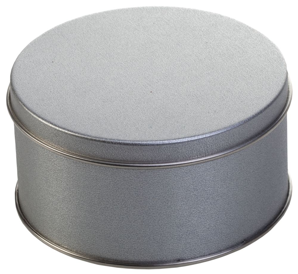 Коробка Pragmax S, круглая, серебристая, 5589