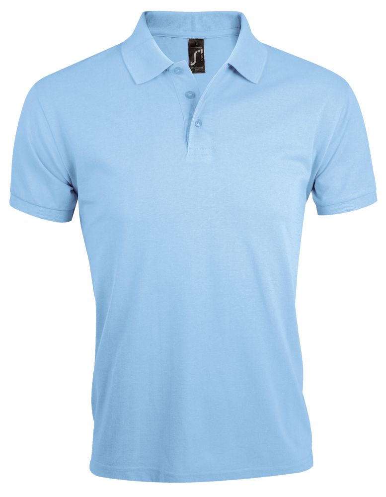 Рубашка поло мужская Prime Men 200, голубая, 4XL