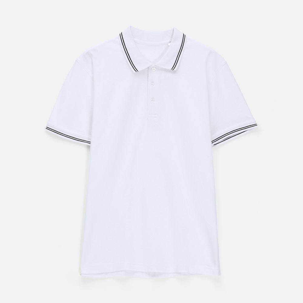 Рубашка поло Virma Stripes, белая, M