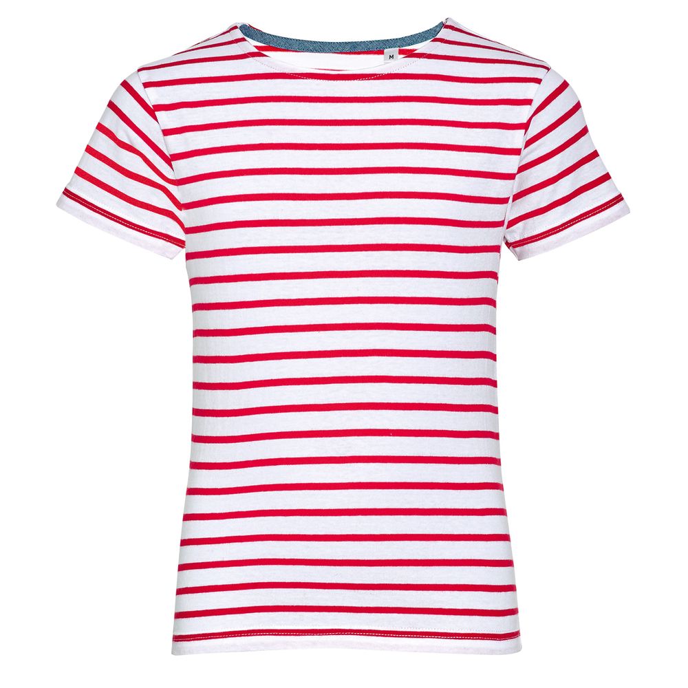 Футболка детская Miles Kids, белая с красным, 4 года (96-104 см)