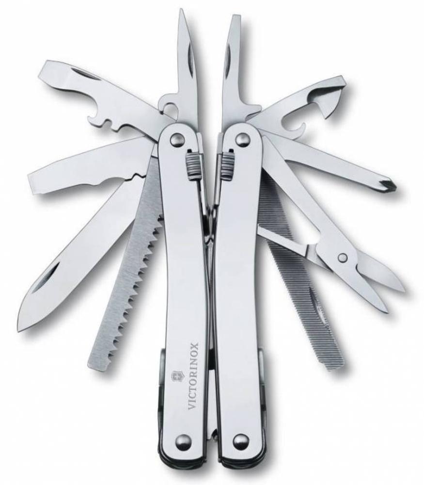 Мультитул SwissTool Spirit X в кожаном чехле, 7708