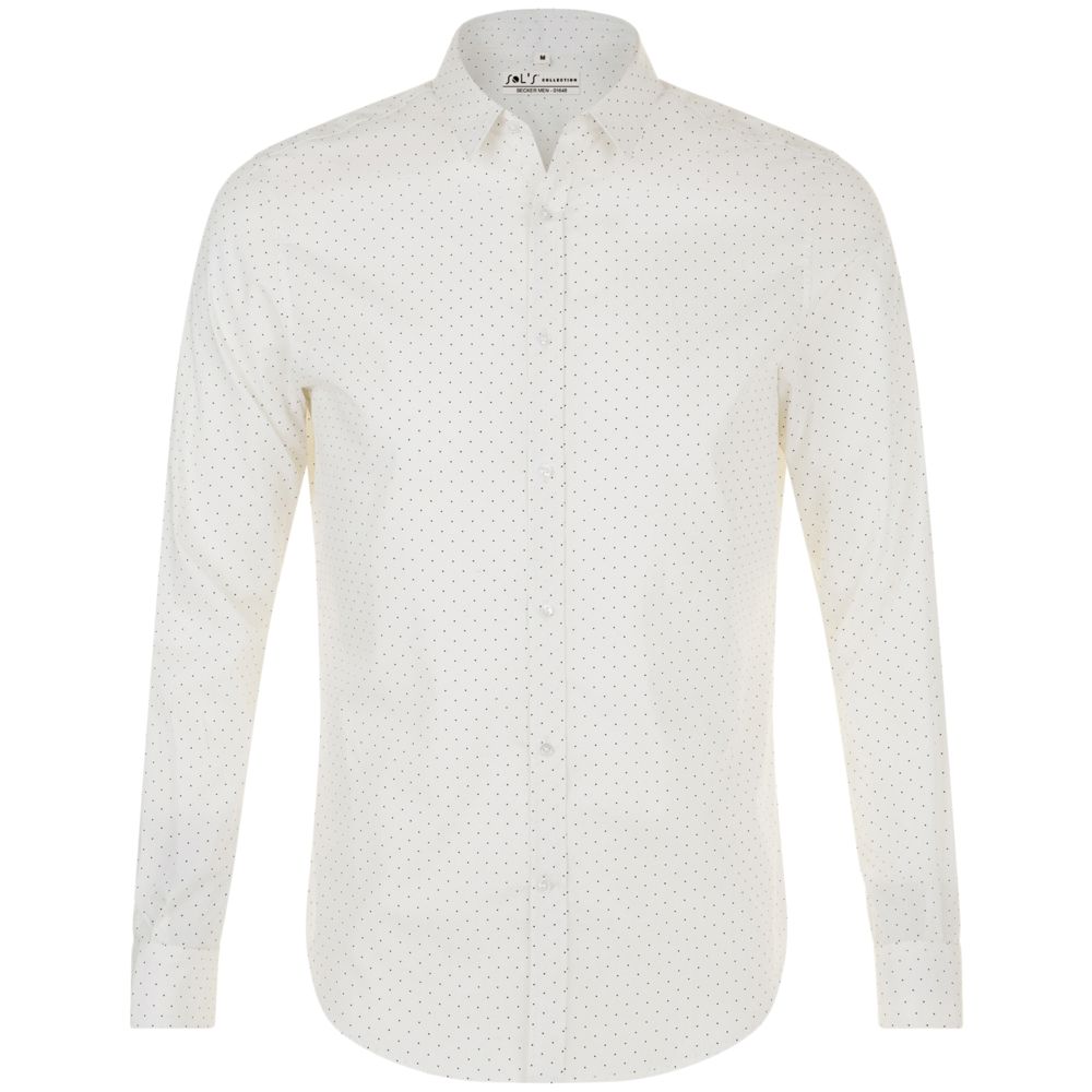 Рубашка мужская Becker Men, белая с темно-синим, 3XL