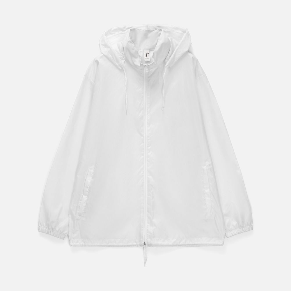 Ветровка унисекс Shift, белая, XS